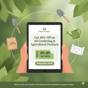 Get 10% Off on All Gardening & Agricultural Products – Free Coupon from Plant Fortune!