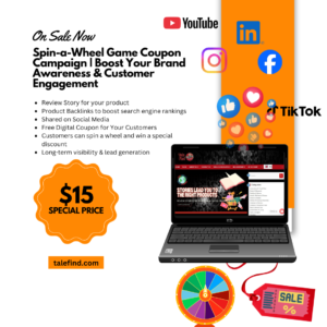 Spin-a-Wheel Game Coupon Campaign | Boost Your Brand Awareness & Customer Engagement